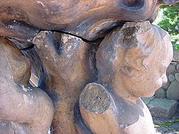 Image 6:  Breaks at arms.