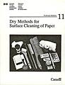 Dry Methods for Surface Cleaning of Paper